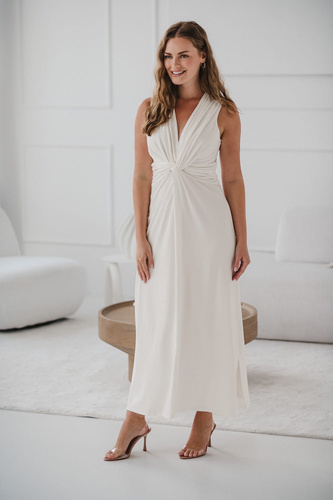 Loop Maxi Umstands- und Stillkleid Milk&Love Creme