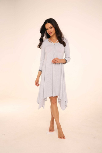 439 Nice De Lafense Nachtkleid - feminine Eleganz und Schlafkomfort - leichte Melange