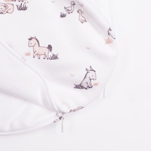 228043 Nicol FARMA Baby-Schlafsack 1,5 TOG Baumwolle Tiere