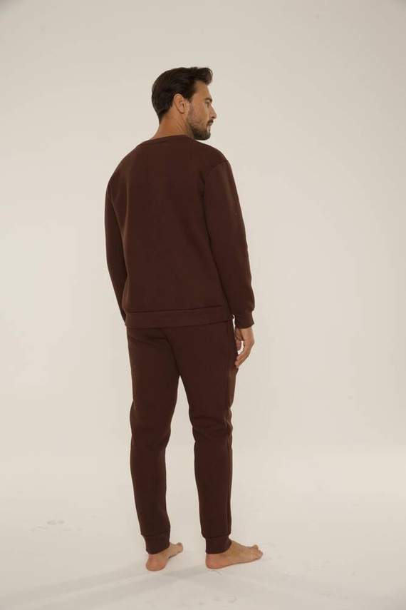 813 Indigo Herren Trainingsanzug von De Lafense - schokolade