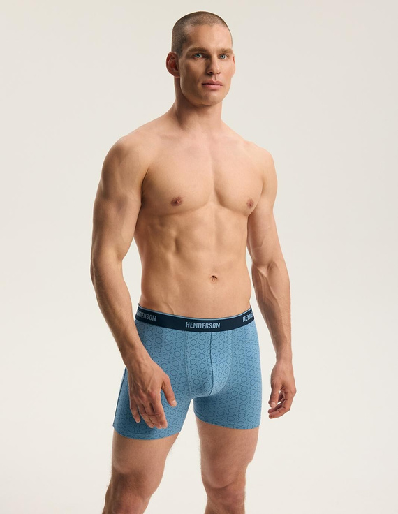 Henderson 44513 Brex Herrenboxershorts 2er-Pack aus Baumwolle mit breitem Logobund