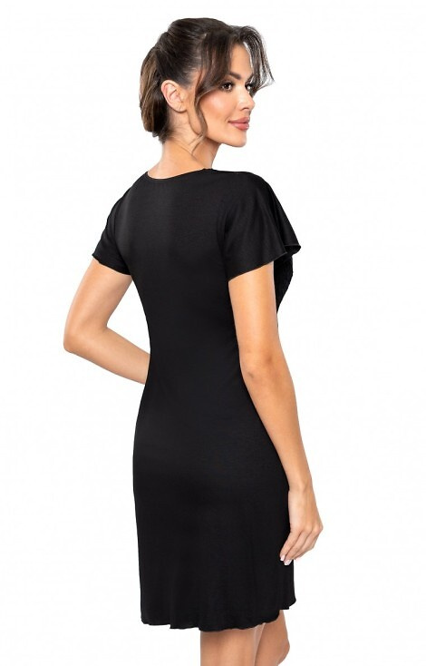 Luiza Donna Nachthemd – Schwarz