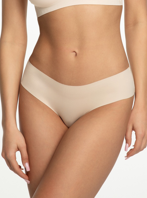 Infinity Classic Julimex beige Höschen – nahtlose Damen-Mikrofaserhöschen