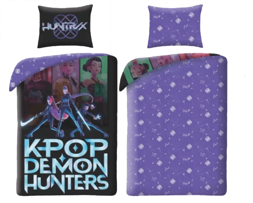 Bettwäsche K-POP Demon Hunters 03 Halantex 140x200 Mikrofaser + 70x90