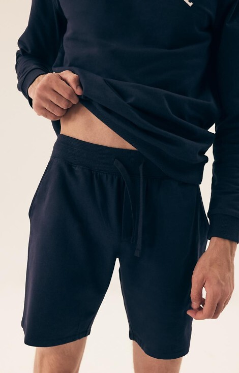 42637 Del Henderson Herrenpyjama – Marineblau