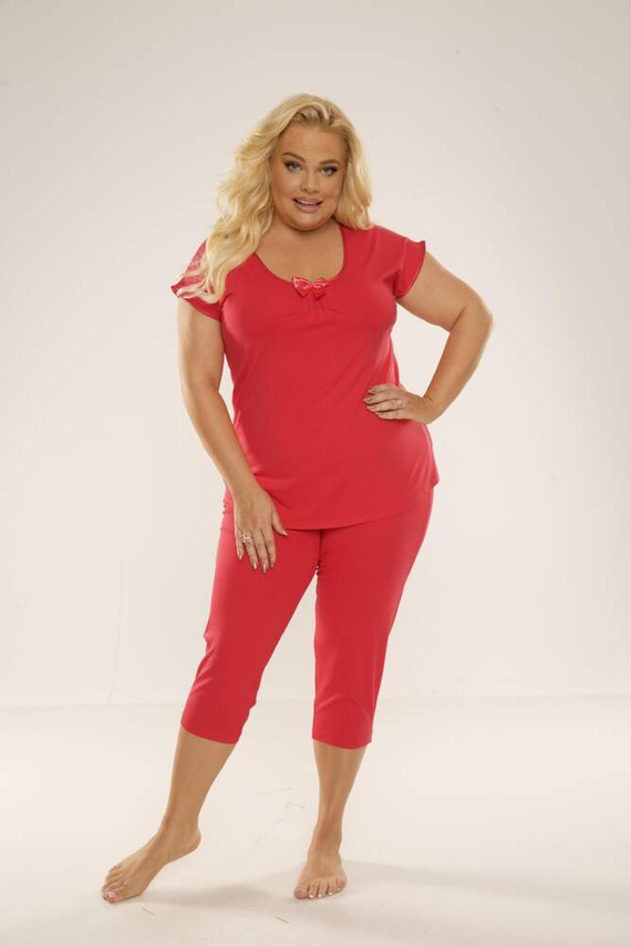 884 / 889 Visa Damen Schlafanzug Forex - Himbeere