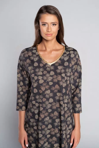 Pinnia Damen 3/4 Shirt Italia Fashion - Druck 