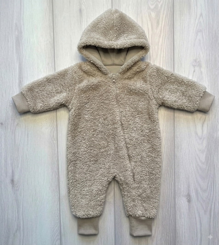 Kombination MIŚ Mamatti KM012 Beige, doppellagig, Baumwolle mit Kapuze