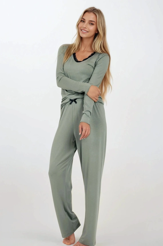 Emerald Dreams Momenti Per Me grüner Damenpyjama