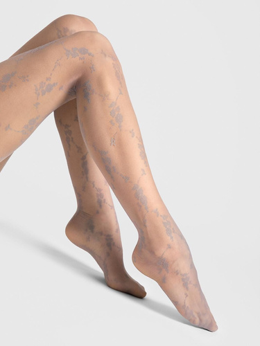 Strumpfhose Fiore Rosalia G6132 20 den Blumenmuster matt elegant