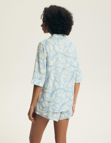 Damenpyjama 44482 Estes 100% Viskose mit Knöpfen