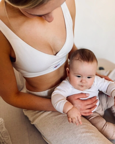 Milk&Love Mombri Klasyk wasserdichter Still-BH white