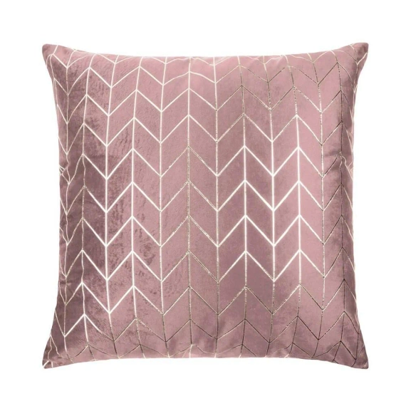 Nord Baumwollkissenbezug von Needles and Threads, rosa