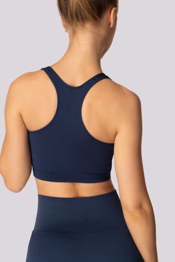 Mona Base Top Sport-BH, Marineblau