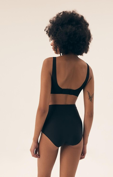 42854-K002 Bump2 Damen-Henderson-Slip – Schwarz – Beige