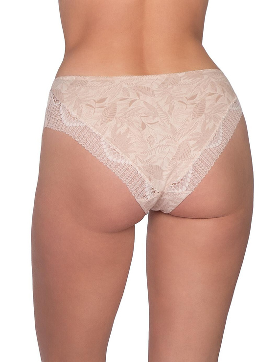 Damen Slip L-1593 BI Lama Baumwolle Spitze 2er Pack bequem