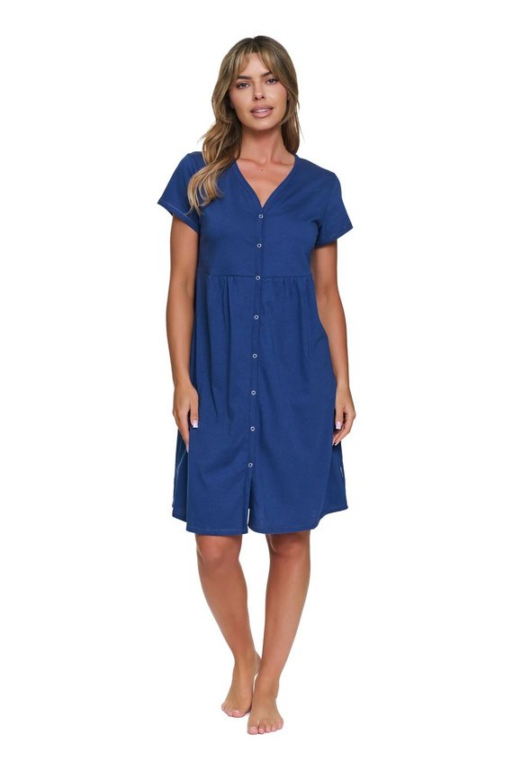 Umstandsbluse Doctor Nap 7547 100% Baumwolle Stillbluse Damen - Indigo
