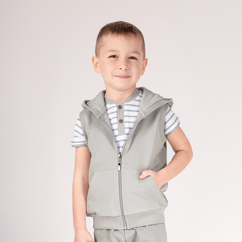 214272 Muki Ärmellose Jacke mit Kapuze Nicol