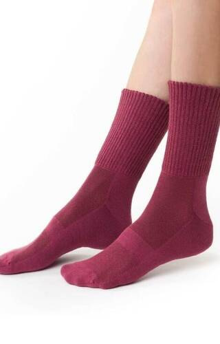 Art.127 Fitness Halbfrottee Damensocken Steven - 012 Burgund