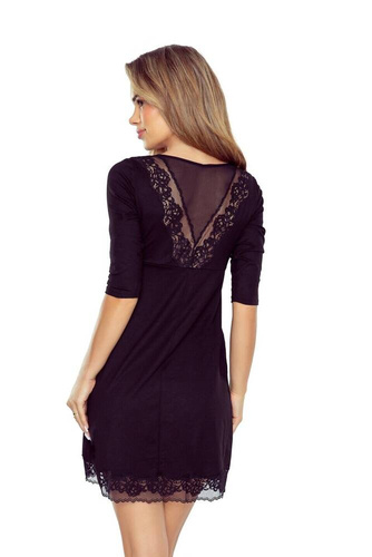 Frida Eldar Nachthemd – schwarz