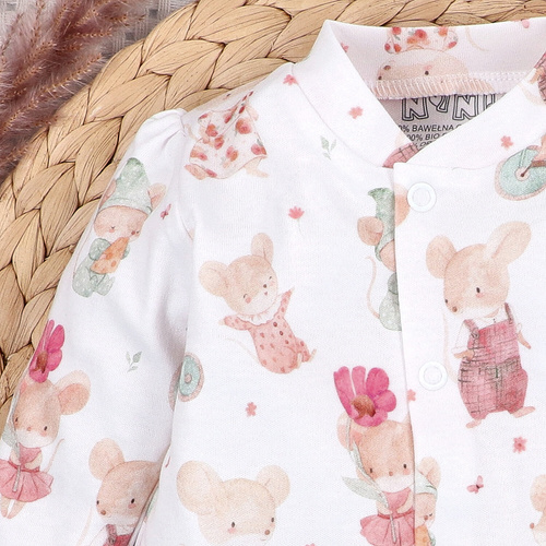 Nini Baby-Jäckchen 100% Little Mouse Bio-Baumwolle – Hergestellt in Polen