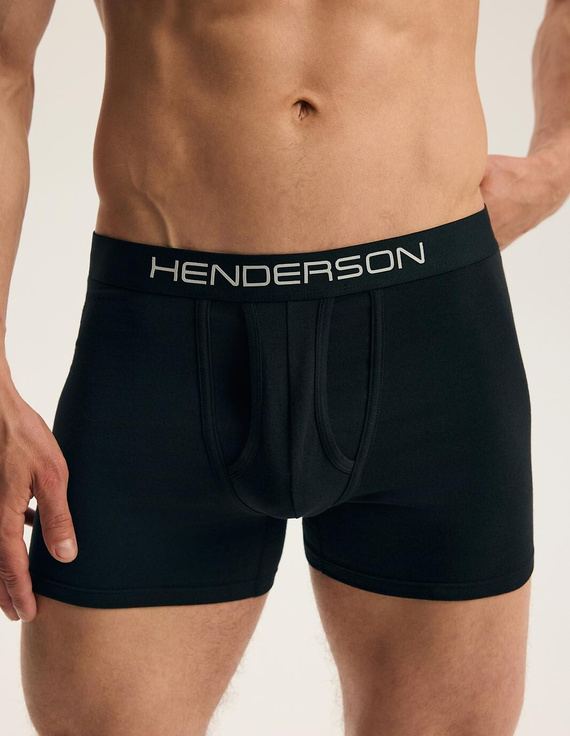 Herrenboxershorts Henderson 45473 Fade 2er-Pack Baumwolle mit breitem Logo-Bund