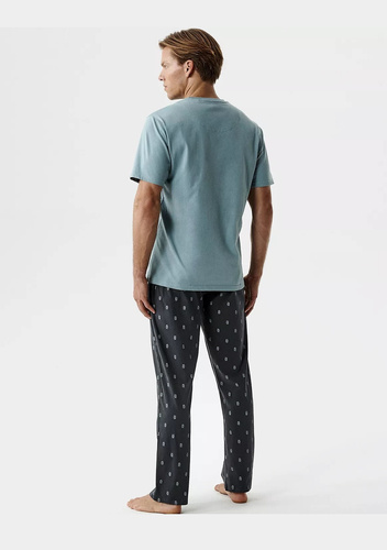Herren Pyjama Atlantic NMP-403 Baumwolle weich, Kurzarm, bequem