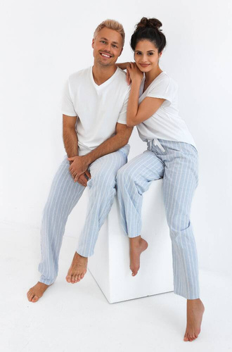 David Sensis Schlafanzug für Männer - Perle