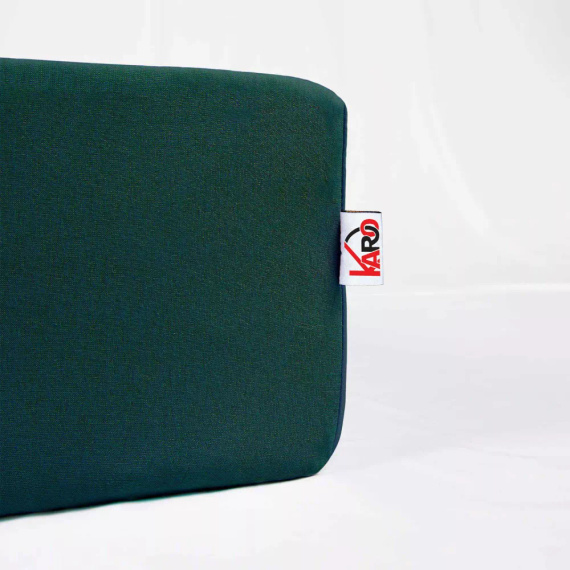 Constance Jersey-Spannbettlaken KARO – Flaschengrün 036