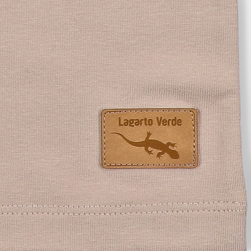 KAR-2003/BEZ T-Shirt für Jungen Lagarto Verde beige