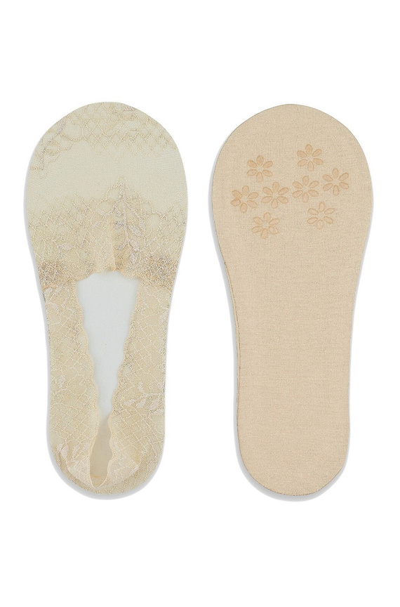 SN048 Noviti Damen-Ballerinas – Hellbeige