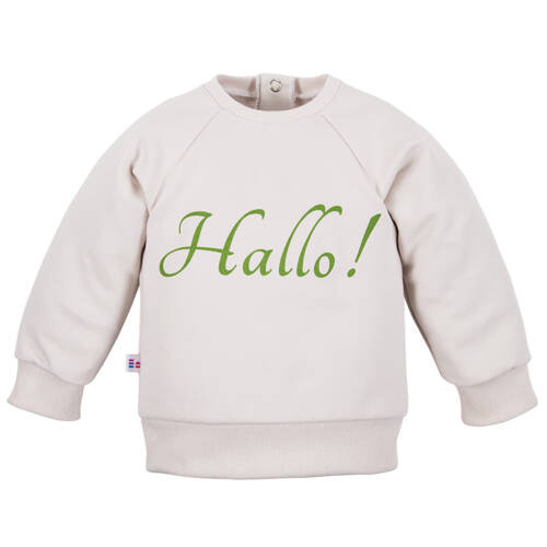 Hello World Eevi Sweatshirt – ecru