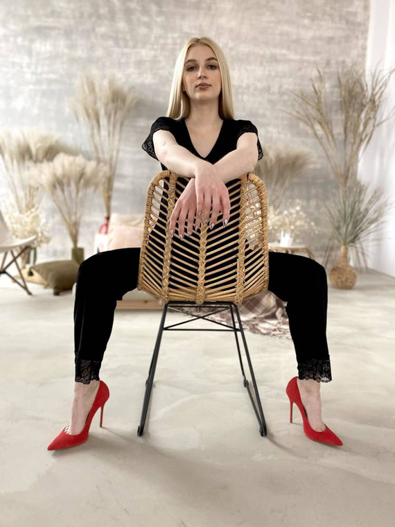 631 Milagros Damen-Schlafanzug Forex - schwarz