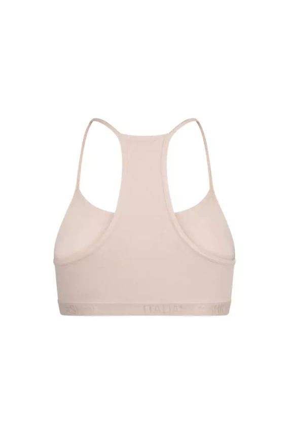 Nikola Mädchen-BH, schmaler Träger Italian Fashion - puderblau