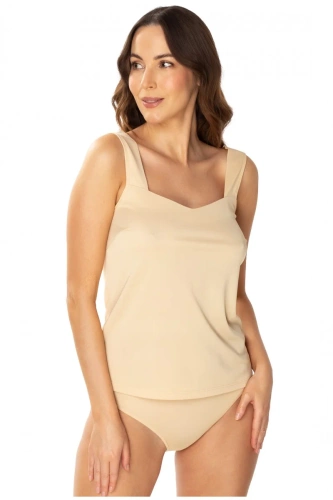 86641 Torino Damen T-Shirt Möwe beige