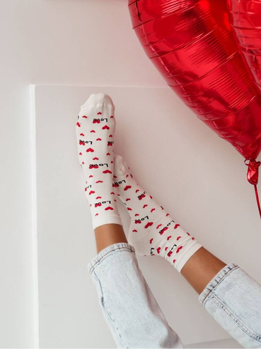 0200-143 Love Milena Damensocken – ecru