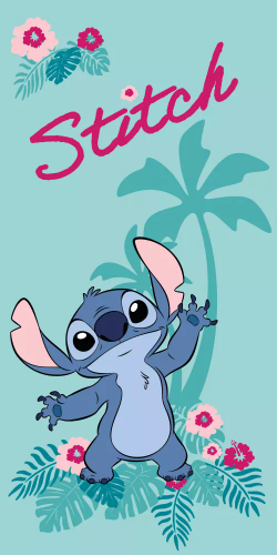 Lilo und Stitch Kinder-Strandtuch aus Baumwolle „Hawaii“ | Disney | Für Strand und Pool Jerry Fabrics