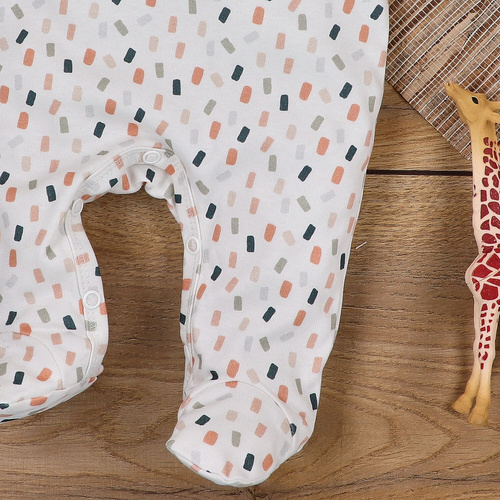 ABN-5325/KRE Nini Schlafanzüge aus Bio-Baumwolle, Creme