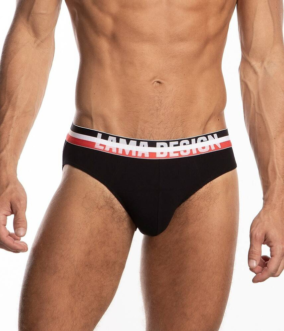 M-1051 SD Herren-Slip Lama schwarz grau