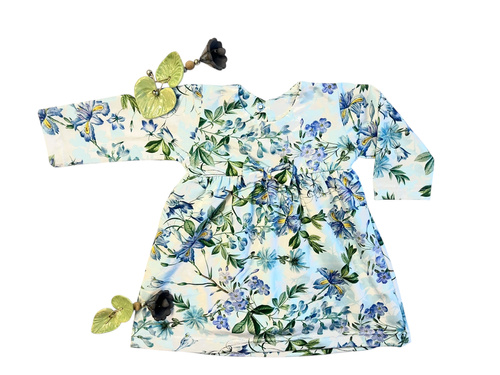 Mamatti SU070 Mädchenkleid – 100 % Baumwolle | Bequem und leicht | Polnische Produktion