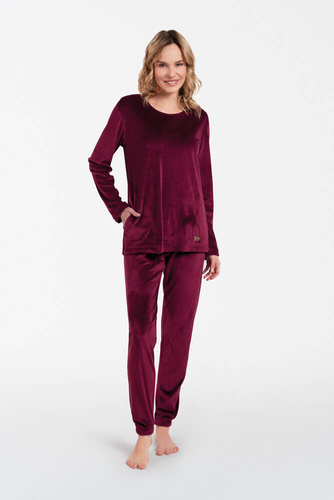 Akara Damenset Italienische Mode - burgunderrot