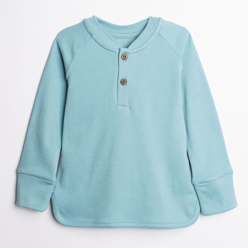 Jungenbluse Nicol 223138 Figo 100% Baumwolle Polo Langarm Blau