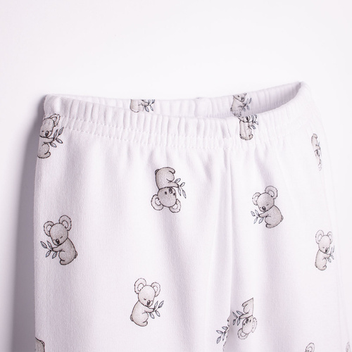 223036 Kinder-Pyjama Figo Nicol 100% Baumwolle Weiß mit Bündchen