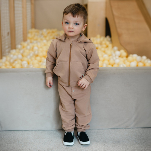 Kinder Trainingsanzug Eevi Snack Time Baumwolle Hoodie Hose bequem