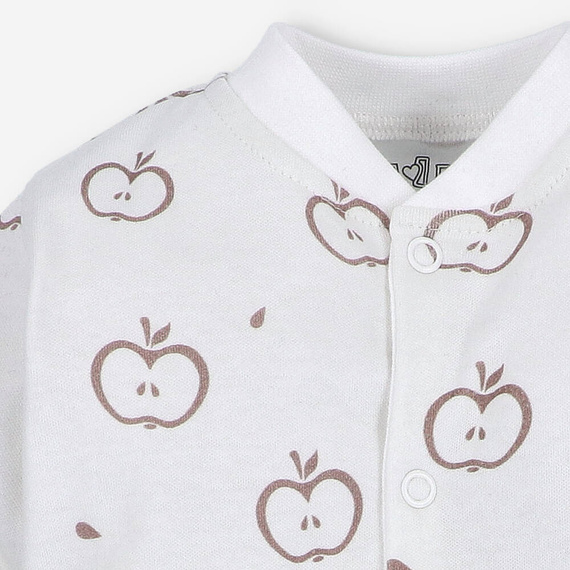 ABN-5298/JAB Happy Apples Nini Strampler aus Bio-Baumwolle