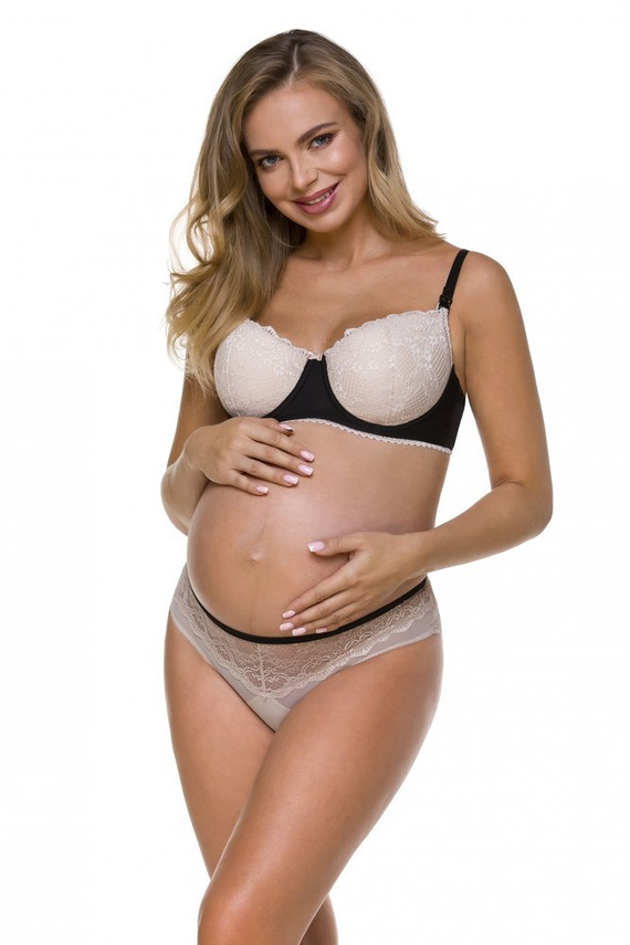 3116 Lupoline-schwarz-beiger Still-BH