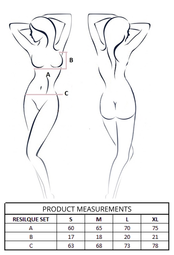 Resilque Set White Passion weiß – elegantes Damenunterwäsche-Set