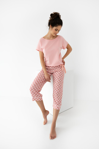 Lydia Sensis Damenpyjama – Rosa
