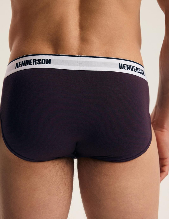 Henderson Free 45786 Herren-Slips 2er-Pack Baumwolle Marineblau