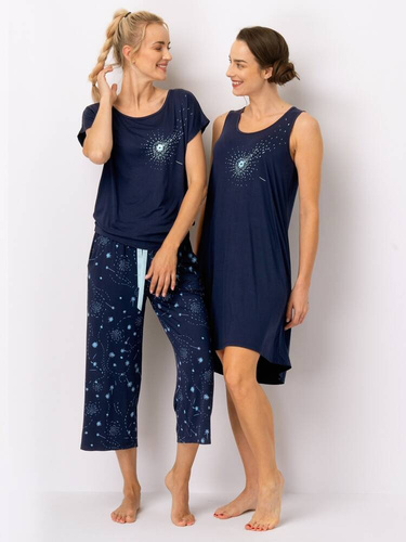 LND 764 Key Damenhemd, Marineblau